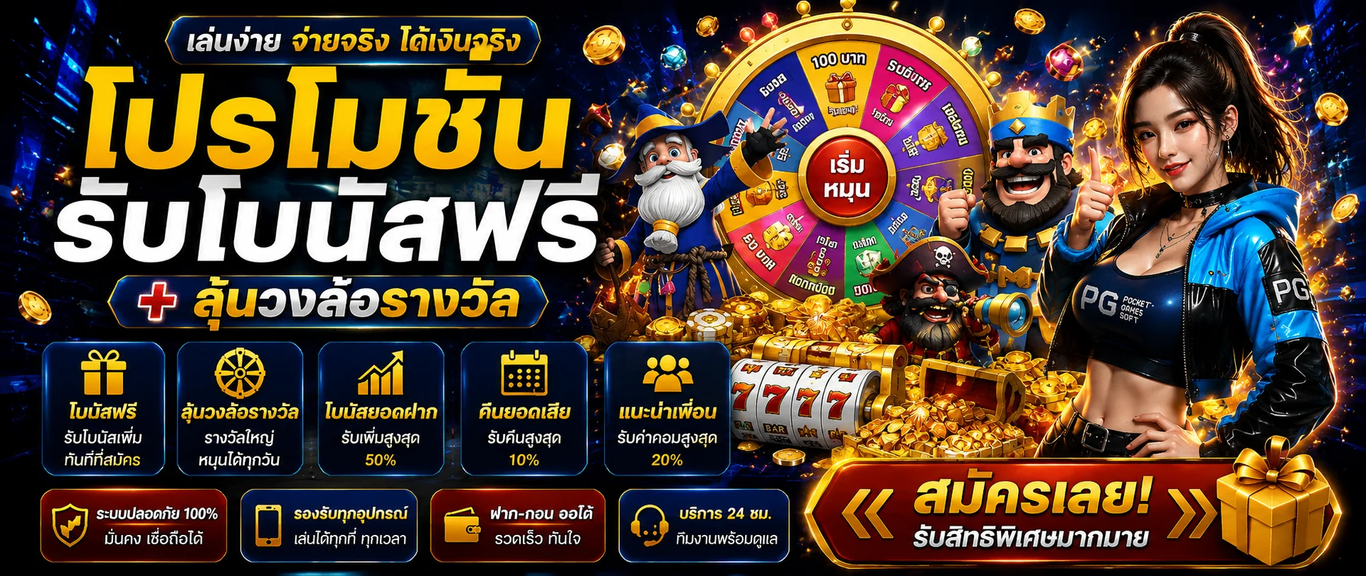 โปรโมชั่น LUVIA88 โบนัสสมาชิกใหม่และคืนยอดเสีย