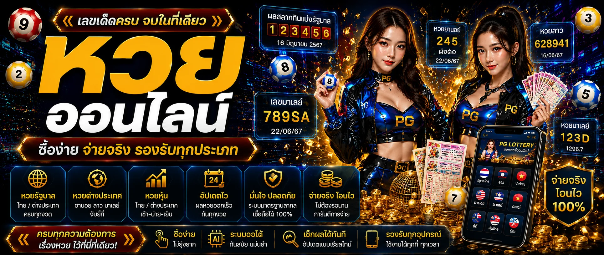 หวยออนไลน์ LUVIA88 แทงหวยทุกประเภทจ่ายจริง